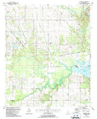 Waverly Mississippi Historical topographic map, 1:24000 scale, 7.5 X 7.5 Minute, Year 1987