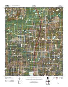 Way Mississippi Historical topographic map, 1:24000 scale, 7.5 X 7.5 Minute, Year 2012