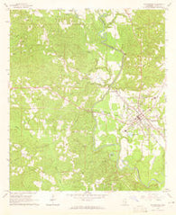 Waynesboro Mississippi Historical topographic map, 1:24000 scale, 7.5 X 7.5 Minute, Year 1964