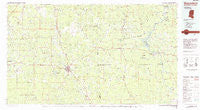Waynesboro Mississippi Historical topographic map, 1:100000 scale, 30 X 60 Minute, Year 1984