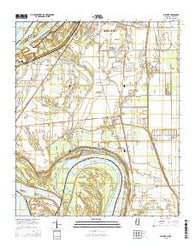 Wayside Mississippi Current topographic map, 1:24000 scale, 7.5 X 7.5 Minute, Year 2015