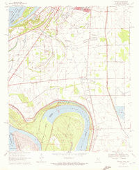 Wayside Mississippi Historical topographic map, 1:24000 scale, 7.5 X 7.5 Minute, Year 1970