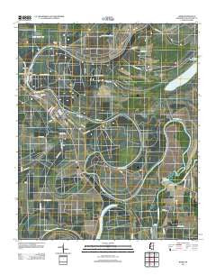Webb Mississippi Historical topographic map, 1:24000 scale, 7.5 X 7.5 Minute, Year 2012