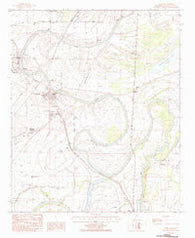 Webb Mississippi Historical topographic map, 1:24000 scale, 7.5 X 7.5 Minute, Year 1983