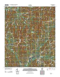 Weir Mississippi Historical topographic map, 1:24000 scale, 7.5 X 7.5 Minute, Year 2012