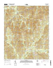 Weir Mississippi Current topographic map, 1:24000 scale, 7.5 X 7.5 Minute, Year 2015