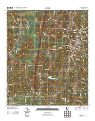 Wesson Mississippi Historical topographic map, 1:24000 scale, 7.5 X 7.5 Minute, Year 2012