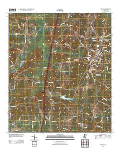 Wesson Mississippi Historical topographic map, 1:24000 scale, 7.5 X 7.5 Minute, Year 2012