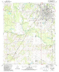 West Point Mississippi Historical topographic map, 1:24000 scale, 7.5 X 7.5 Minute, Year 1987