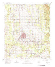 West Point Mississippi Historical topographic map, 1:62500 scale, 15 X 15 Minute, Year 1959