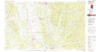 West Point Mississippi Historical topographic map, 1:100000 scale, 30 X 60 Minute, Year 1982