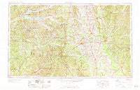 West Point Mississippi Historical topographic map, 1:250000 scale, 1 X 2 Degree, Year 1963