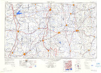 West Point Mississippi Historical topographic map, 1:250000 scale, 1 X 2 Degree, Year 1984