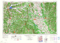 West Point Mississippi Historical topographic map, 1:250000 scale, 1 X 2 Degree, Year 1984