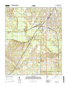 West Point Mississippi Current topographic map, 1:24000 scale, 7.5 X 7.5 Minute, Year 2015