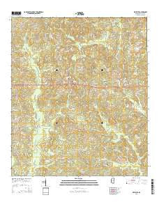 Whistler Mississippi Current topographic map, 1:24000 scale, 7.5 X 7.5 Minute, Year 2015