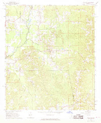 White Oak Mississippi Historical topographic map, 1:24000 scale, 7.5 X 7.5 Minute, Year 1968