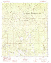 White Plains Mississippi Historical topographic map, 1:24000 scale, 7.5 X 7.5 Minute, Year 1982