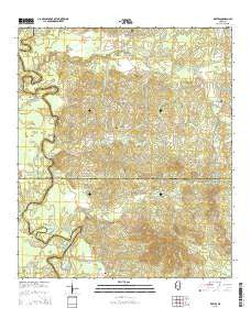 Whites Mississippi Current topographic map, 1:24000 scale, 7.5 X 7.5 Minute, Year 2015