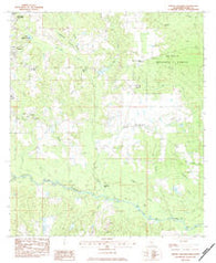 Whites Crossing Mississippi Historical topographic map, 1:24000 scale, 7.5 X 7.5 Minute, Year 1983