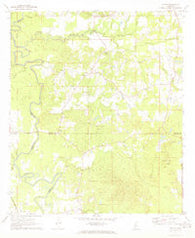 Whites Mississippi Historical topographic map, 1:24000 scale, 7.5 X 7.5 Minute, Year 1971