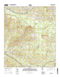 Whitfield Mississippi Current topographic map, 1:24000 scale, 7.5 X 7.5 Minute, Year 2015