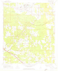 Whitfield Mississippi Historical topographic map, 1:24000 scale, 7.5 X 7.5 Minute, Year 1971