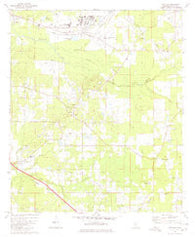 Whitfield Mississippi Historical topographic map, 1:24000 scale, 7.5 X 7.5 Minute, Year 1980