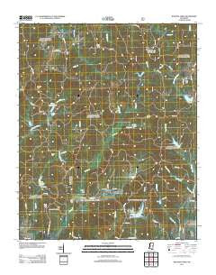 Whitten Town Mississippi Historical topographic map, 1:24000 scale, 7.5 X 7.5 Minute, Year 2012