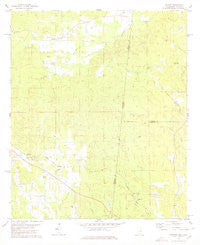 Whynot Mississippi Historical topographic map, 1:24000 scale, 7.5 X 7.5 Minute, Year 1978