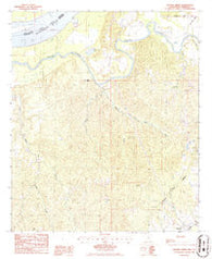 Widows Creek Mississippi Historical topographic map, 1:24000 scale, 7.5 X 7.5 Minute, Year 1986