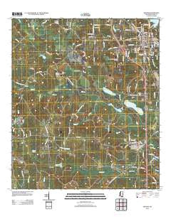 Wiggins Mississippi Historical topographic map, 1:24000 scale, 7.5 X 7.5 Minute, Year 2012