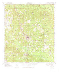Wiggins Mississippi Historical topographic map, 1:62500 scale, 15 X 15 Minute, Year 1947