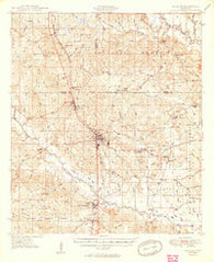Wiggins Mississippi Historical topographic map, 1:62500 scale, 15 X 15 Minute, Year 1949