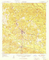 Wiggins Mississippi Historical topographic map, 1:62500 scale, 15 X 15 Minute, Year 1949