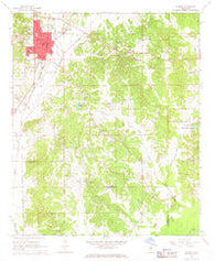 Winona Mississippi Historical topographic map, 1:24000 scale, 7.5 X 7.5 Minute, Year 1966