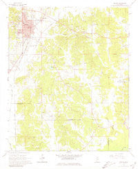 Winona Mississippi Historical topographic map, 1:24000 scale, 7.5 X 7.5 Minute, Year 1966