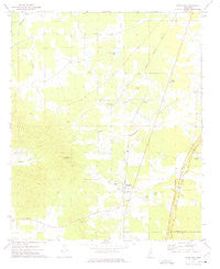 Woodland Mississippi Historical topographic map, 1:24000 scale, 7.5 X 7.5 Minute, Year 1972