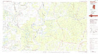 Woodville Mississippi Historical topographic map, 1:100000 scale, 30 X 60 Minute, Year 1984