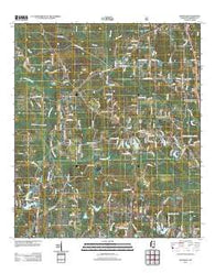 Wortham Mississippi Historical topographic map, 1:24000 scale, 7.5 X 7.5 Minute, Year 2012