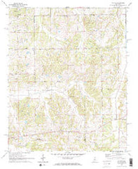 Wyatte Mississippi Historical topographic map, 1:24000 scale, 7.5 X 7.5 Minute, Year 1971
