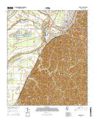 Yazoo City Mississippi Current topographic map, 1:24000 scale, 7.5 X 7.5 Minute, Year 2015