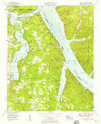 Yellow Creek Mississippi Historical topographic map, 1:24000 scale, 7.5 X 7.5 Minute, Year 1953