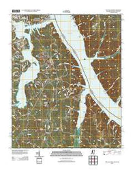 Yellow Creek Mississippi Historical topographic map, 1:24000 scale, 7.5 X 7.5 Minute, Year 2012