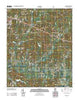 Yocona Mississippi Historical topographic map, 1:24000 scale, 7.5 X 7.5 Minute, Year 2012