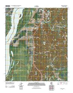 Yokena Mississippi Historical topographic map, 1:24000 scale, 7.5 X 7.5 Minute, Year 2012