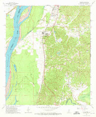 Yokena Mississippi Historical topographic map, 1:24000 scale, 7.5 X 7.5 Minute, Year 1963