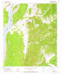 Yokena Mississippi Historical topographic map, 1:24000 scale, 7.5 X 7.5 Minute, Year 1963