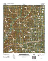 Zetus Mississippi Historical topographic map, 1:24000 scale, 7.5 X 7.5 Minute, Year 2012