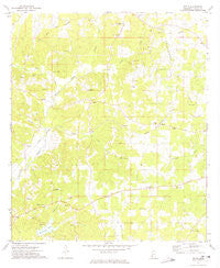Zetus Mississippi Historical topographic map, 1:24000 scale, 7.5 X 7.5 Minute, Year 1972